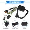 Trailer Towing Wiring Harness Compatible Kit for Hyundai Palisade 2020-2022, Durable Plastic Metal Black