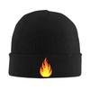Fire Flame Shirt Adult Kids Men Women Fire Flame Costume Beanie Hats  Knitting Hat Unisex Street Warm Caps Winter Bonnet Hats