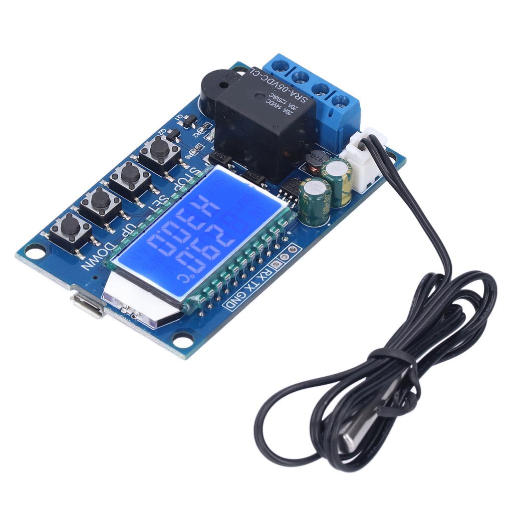 Electronic Temperature Controller Cooling Heating Digital Temp Control Module DC6‑30V XY‑T01