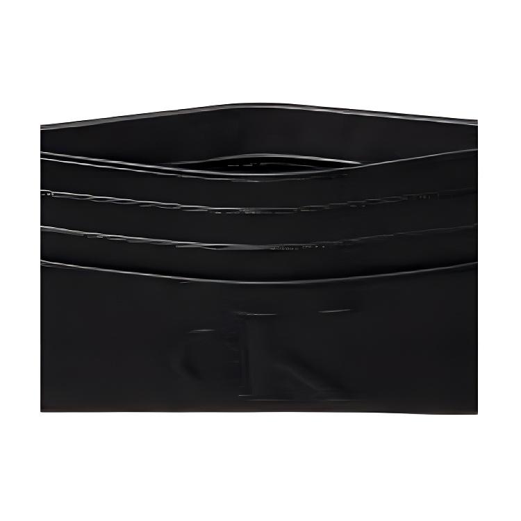 Calvin Klein Embossed Logo Letter Combination Faux Leather Card Holder Women Accessories Black K60K612747BEH