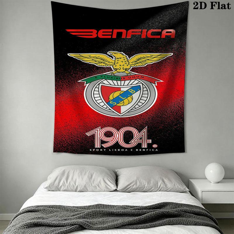 S.L. Benfica logo Wall Hanging Printed Fabric Blanket Decorative Tapestries for Bedroom Living Room Home Decor