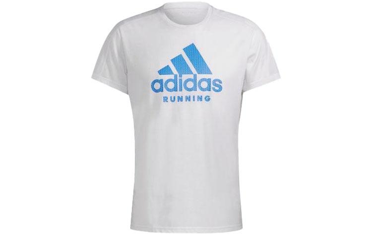 

Adidas T Shirts Men s White Crew Neck Moderate Straight Fit GJ6474 XL