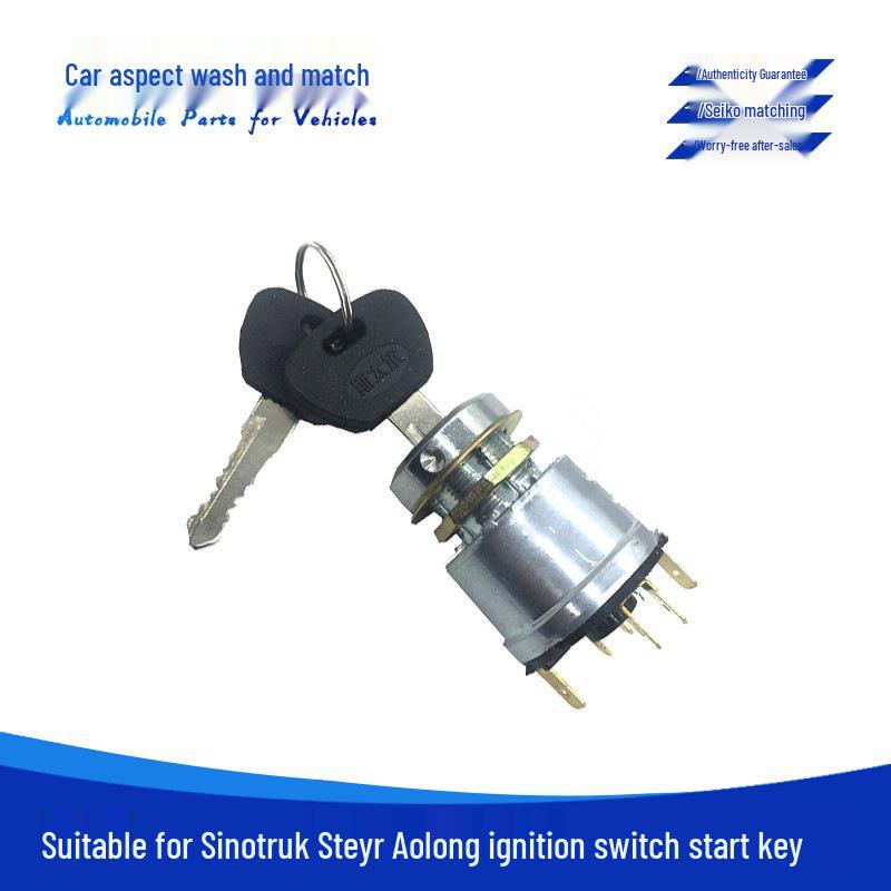 Shaanxi Auto Aolong Sinotruk Steyr Ignition Lock & Start Key Set