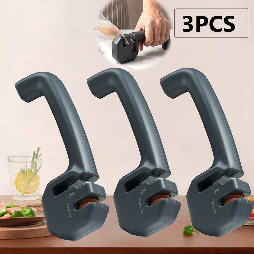 Kitchen Handheld Knife Sharpener 2 In 1 Quick Knife Scissor Sharpening Tool To Repair Restore Polish Blades Knife Sharpening
