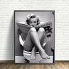 Retro Newspaper Scene Wall Art: Humorous Waterproof Bathroom Poster
