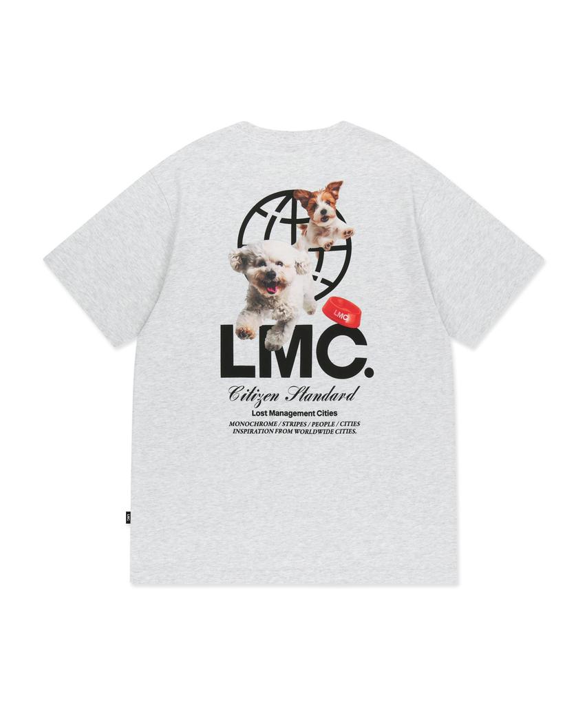 LMC Flying Puppy Tee Light Heather Gray
