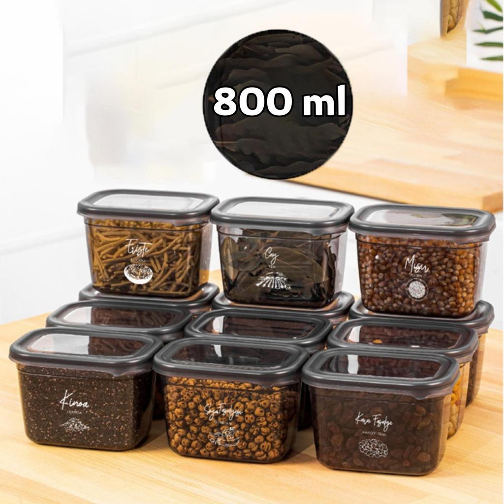 12 Pcs Food Storage Container, Noodle Box, Cereal Storage Container, Supply Jar