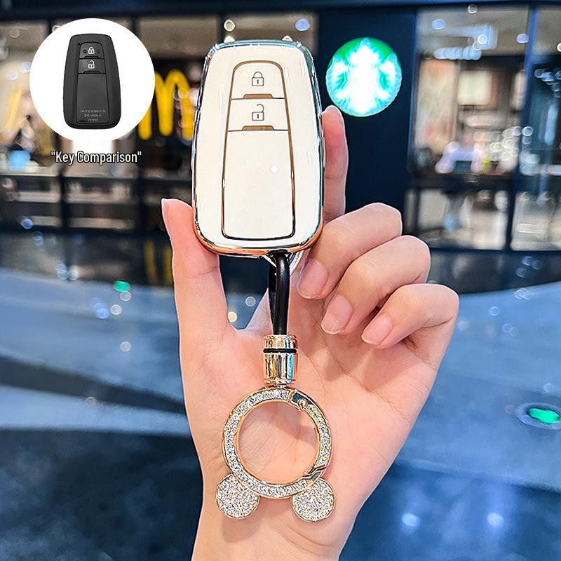 Toyota Key Case for Camry, RAV4, Wildlander, Levin, Crown, Lu Fang - Suitable Keychain Bag for Men and Women.