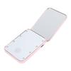 Compact LED Travel Makeup Mirror 2 Sided Magnification Rechargable Portable Handheld Small Lighted Cosmetic Mirror Pink