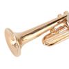 Goldene Trompete Miniatur-Nachbildung Magnet Realistisch Metall Wiederverwendbar Musikinstrument Kühlschrankmagnet