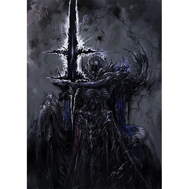 Abstract Magic Dark Monsters And Knights Prints Poster Canvas Painting Modern Wall Art Picture HD Living Room Bedroom Home Decor