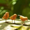 3 Pcs Rusty Metal Bird Figurine Vintage 3D Bird Sculpture Farmhouse Outdoor Decoration for Patio Yard Garden