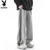 PLAYBOY Men's Loose Fit Straight Leg Casual Sweatpants