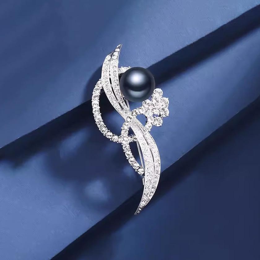 

Модная брошь-гирлянда, женственность высшего класса, изысканный дизайн жемчужного корсажа, брошь-булавка, аксессуары для костюма