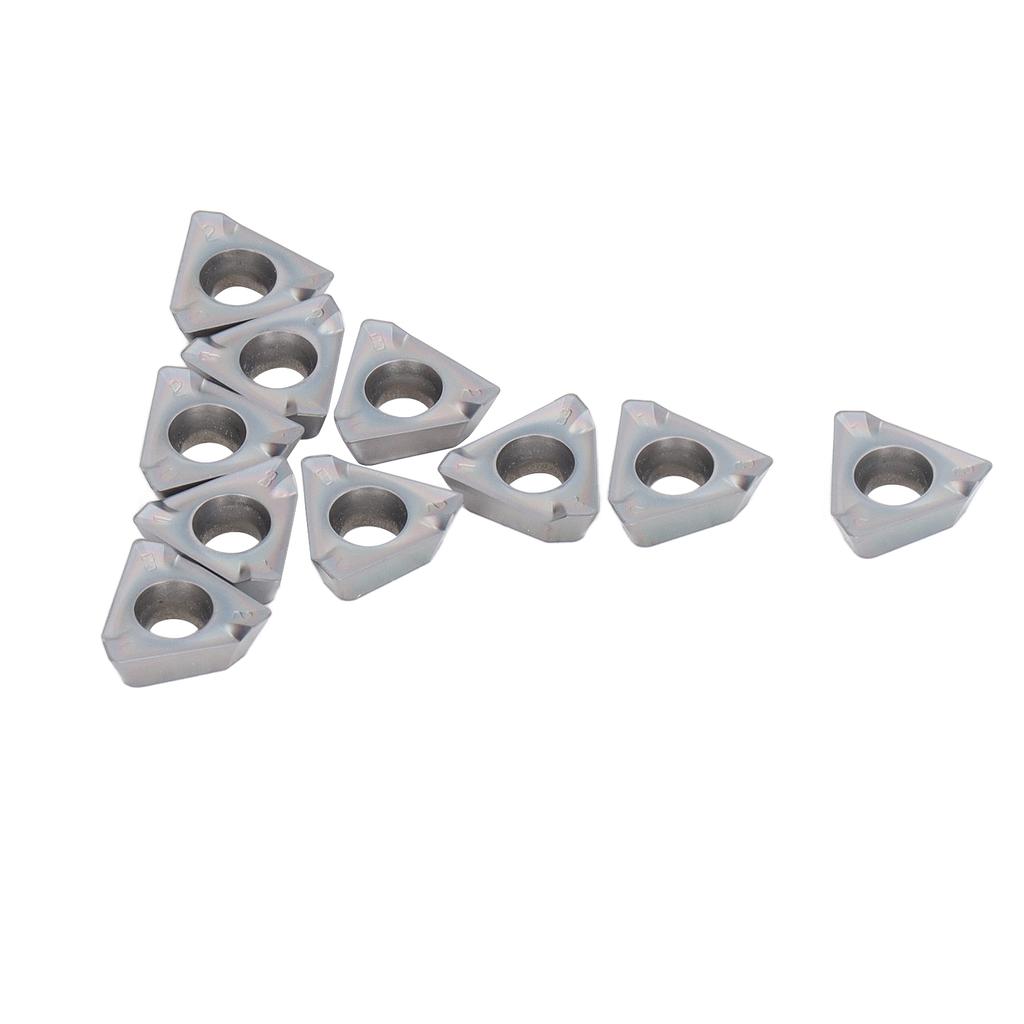 10 buc carbură strunjire inserții acoperite cu freză CNC strung mașină lamă metal frezare scule suport