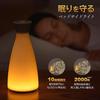 Kenbi Seikatsu Table Lamp [Protect Your Sleep and Life] Motion Sensor, Eye-Friendly, Candle-Color Flickering, USB-Powered, Automatically Turns On Duri