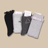 ANGEL SOCKS SET004 - Groove Gray Toned-Down Daily Fashion Gift Ankle Socks Spring Gold Jewelry