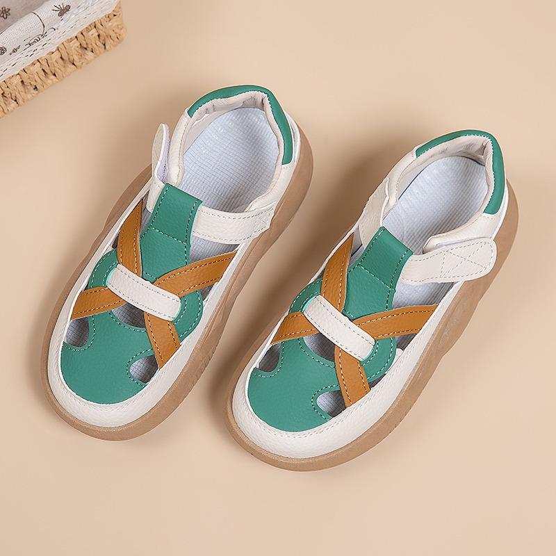 Mode Damen Sandalen Mode Lässige Sportsandalen Sommer Aushöhlungsdesign Sandale Keilabsatz Plateau Sandalen für Damen Baotou Römerschuhe