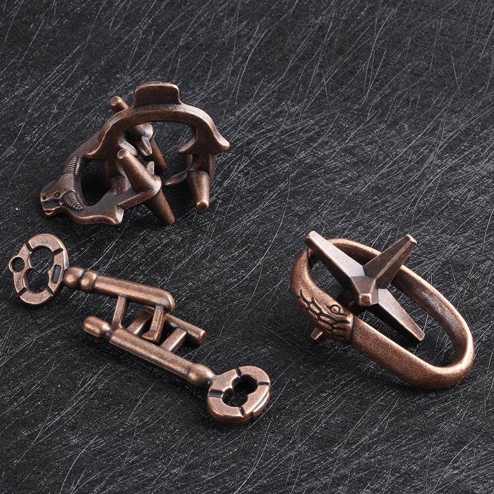 Puzzle Toy Children Adults Anti Stress Wear Resistant Educational Puzzle Lock Toy Set