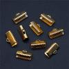 Bandenden Crimp-Clips Antikstil Zubehör für die Schmuckherstellung 8 Größen 4 Farben