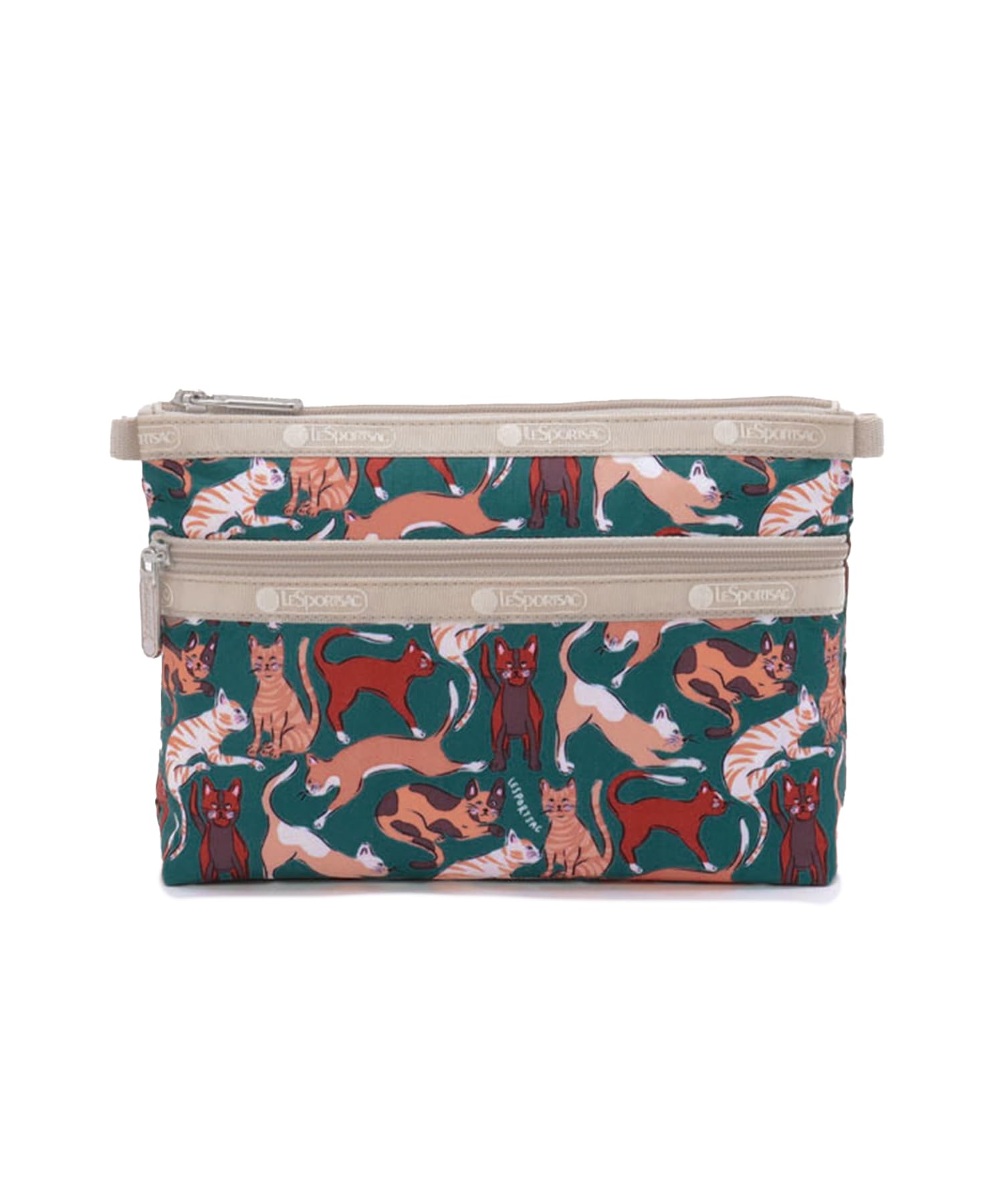 

Мешочек КОСМЕТИЧЕСКИЙ Curious Cats Green [LeSportsac] [Официальный] CLUTCH/7105
