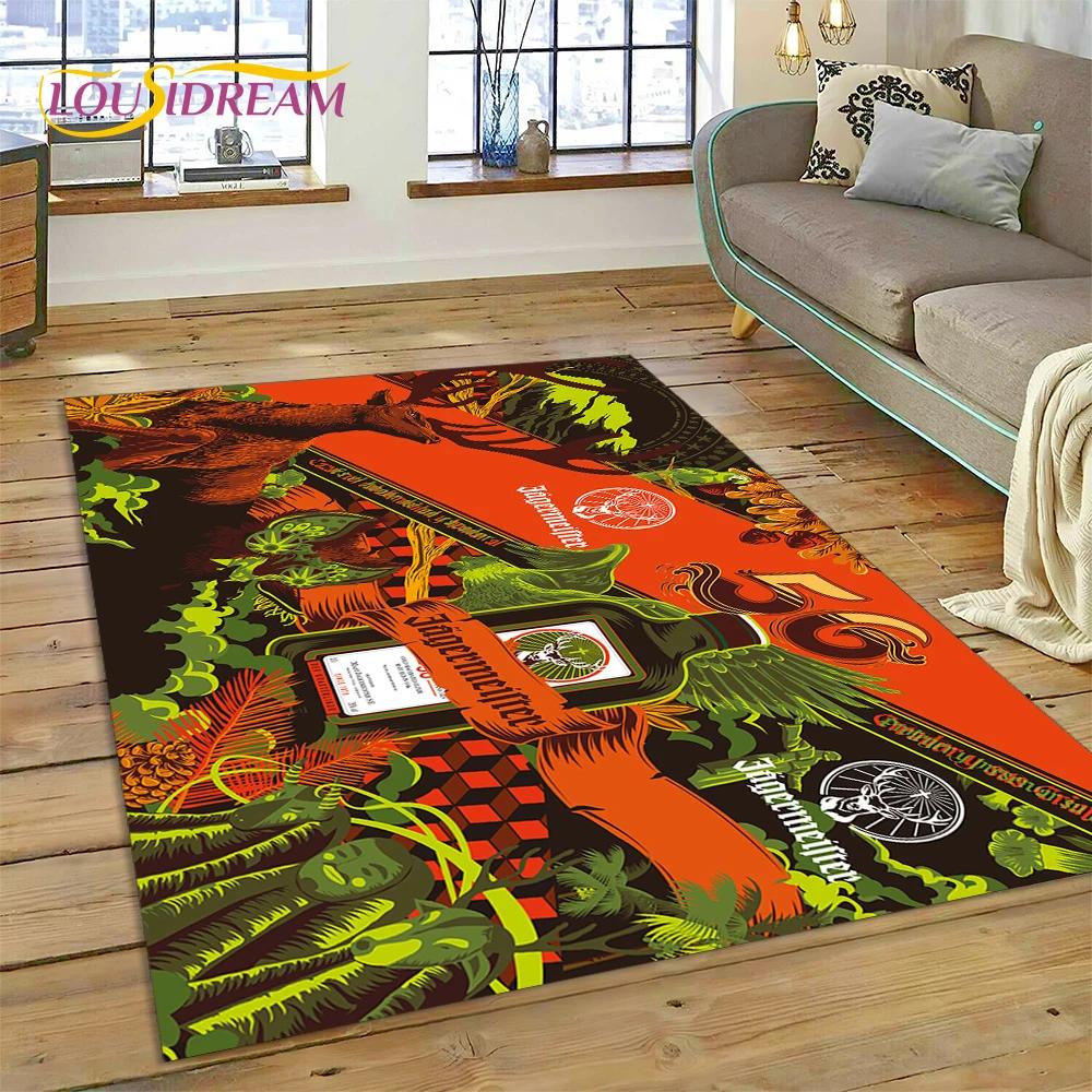 27 Style German J-Jaegermeister Elk Carpet Rug for Bedroom Living Room Home Sofa Decoration,kids Game Play Decor Floor Mat Gift