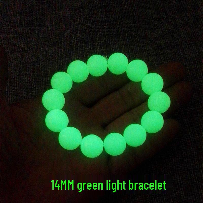 Świecąca w ciemności bransoletka dla par - Fluorescencyjny kamień Nocna Perła dla mężczyzn i kobiet