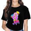 RETRO 80S JEM Jem And The Holograms Dames T-shirt Mode Unisex Polyester Ronde Hals T-shirt Harajuku