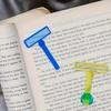 1 set Creative Reading Tracker with 8 Color Finger Rings, Finger Focus Highlighters, Reading Bar Guide, Best Value Item