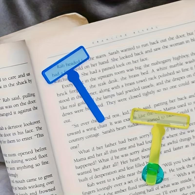 1 set Creative Reading Tracker with 8 Color Finger Rings, Finger Focus Highlighters, Reading Bar Guide, Best Value Item
