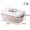 2.3L Food Storage Box ABS Long-lasting One-Handed Operation