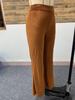 High-Waisted Corduroy Flare Pants - Casual Wide-Leg Long Trousers for Women (Autumn/Winter Collection)