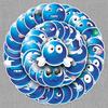 50 Blue Bean Emoji Stickers - Fun, Abstract, Waterproof Decorations for Phones and Tablets