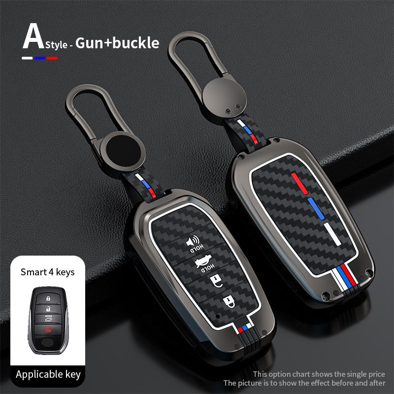 Auto Zinc Alloy Key Fob Cover Mount Chain Toyota Alphard Vellfire 2012 Previa Auto Key Fob Case Interior Accessories Auto Accessories