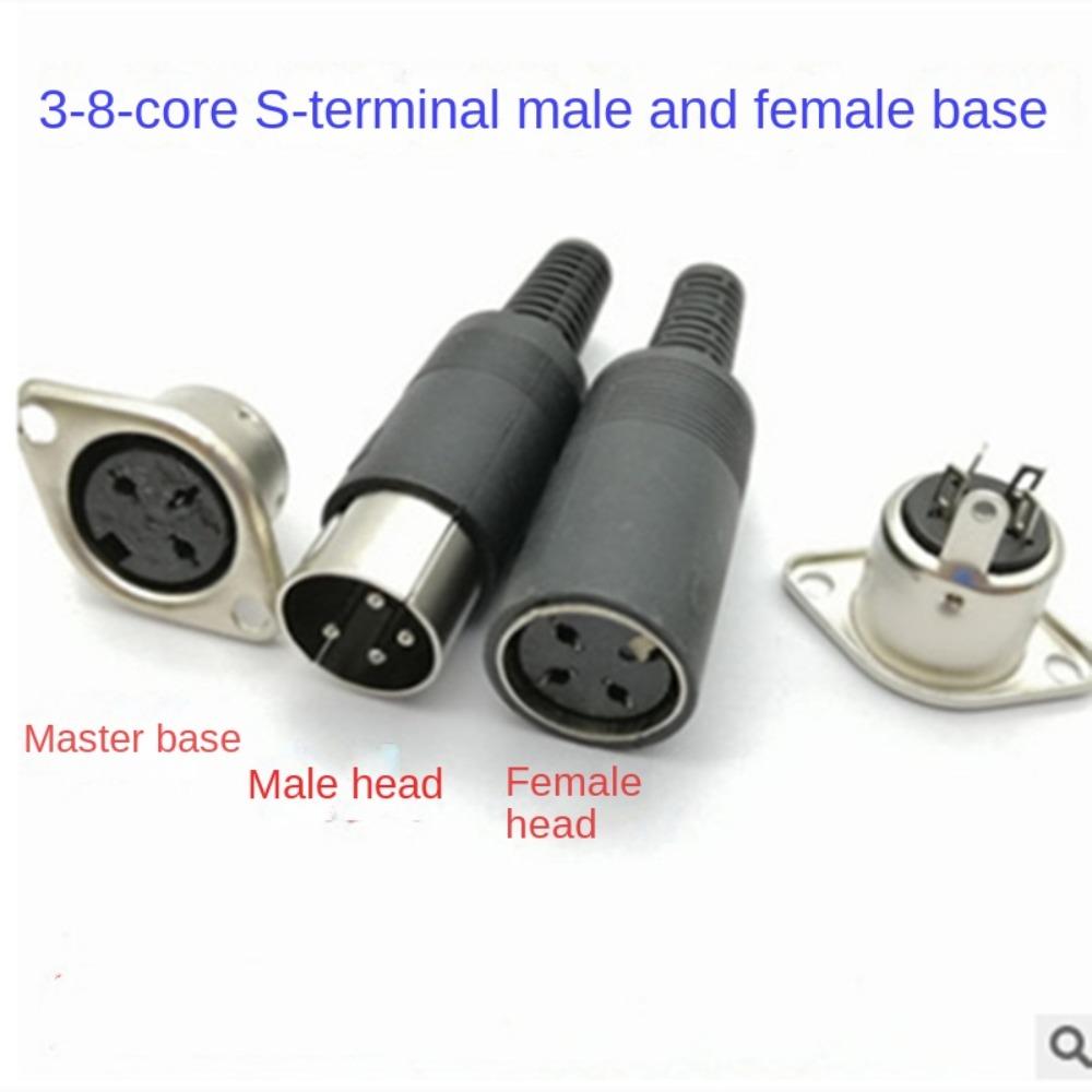 Chassis Cable DIN Male Female Plug 3pin 4pin 5pin 6pin 7pin 8 Pin DIN Connector