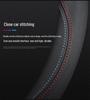 Genuine Leather Steering Wheel Cover for Nissan Sylphy, Sunny, Qashqai, Teana, Tiida, Kicks, Livina, X-Trail