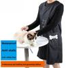 Ärmellose Haustierpflege Arbeitskittel Anti-Haarhaftung Spritzschutz Overall für Haustier Salon Kosmetiker Baden von Katzen Hunden Arbeitsuniform Haustiergeschäft
