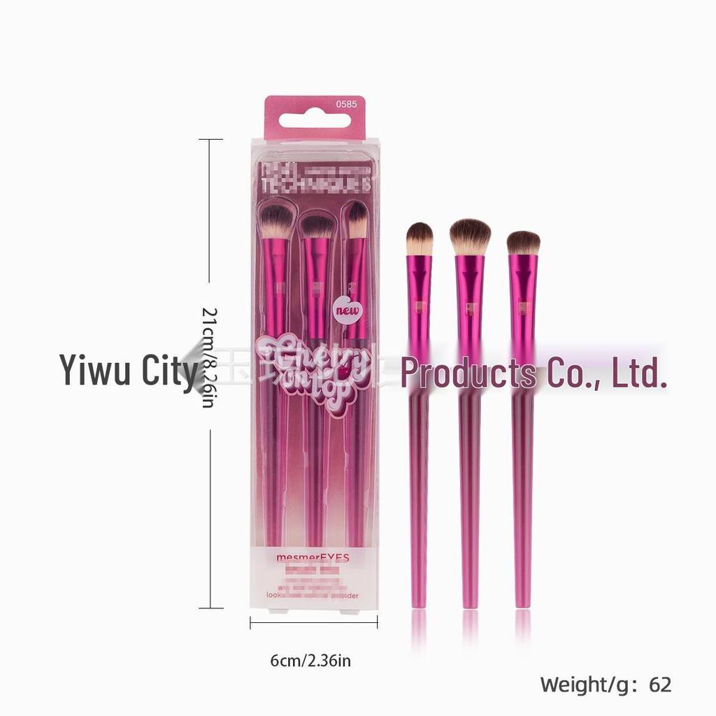 American RT Series 1997 Makeup Brush & Sponge Set: Includes Blush, Blending, Eyeshadow Brushes & Beauty Sponge, Exclusive for Foreign Trade.