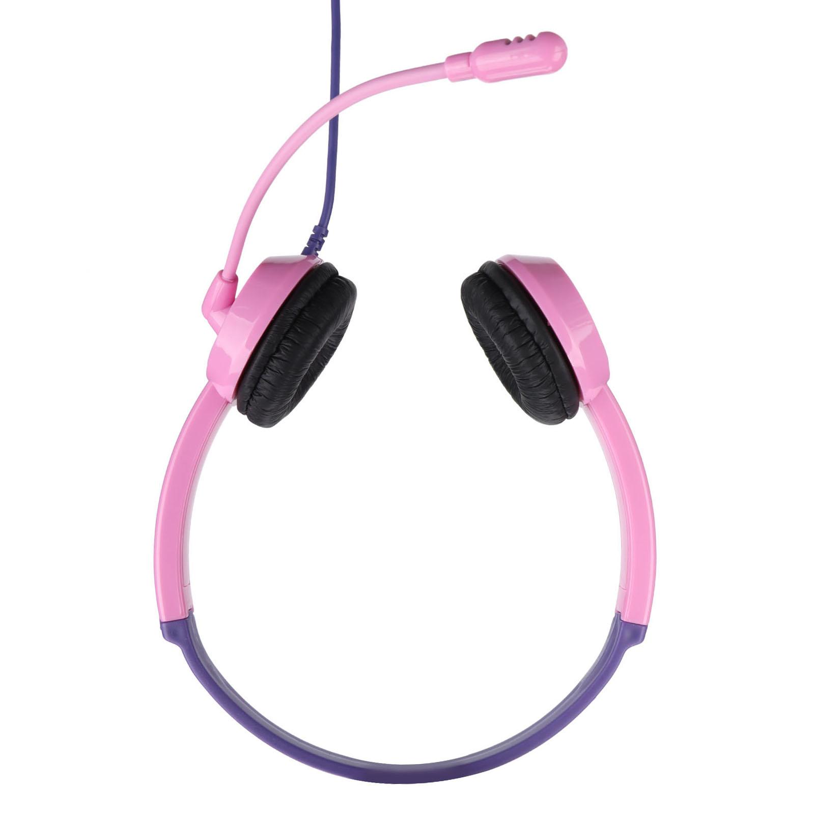 

DT326 Дитячі навушники 85 дБ Гучність 3,5 мм Роз єм Провідний Шнур Накладні Навушники для Дітей Дівчат Хлопчиків Онлайн Навчання Школа ПК Pinkish Purple