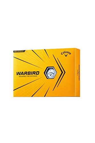 

Callaway WARBIRD 2021 Golf Balls, 1 Dozen (Pack of 12), 2 Pieces, White