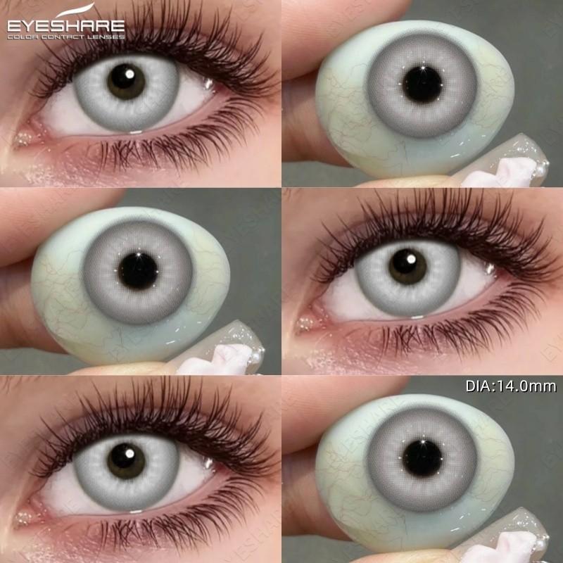 Eyeshare Cosplay Colored Contact Lenses 1 pair Pink Purple Lens Anime Role Playing Eye Makeup Softlens Fashion Cosmetics