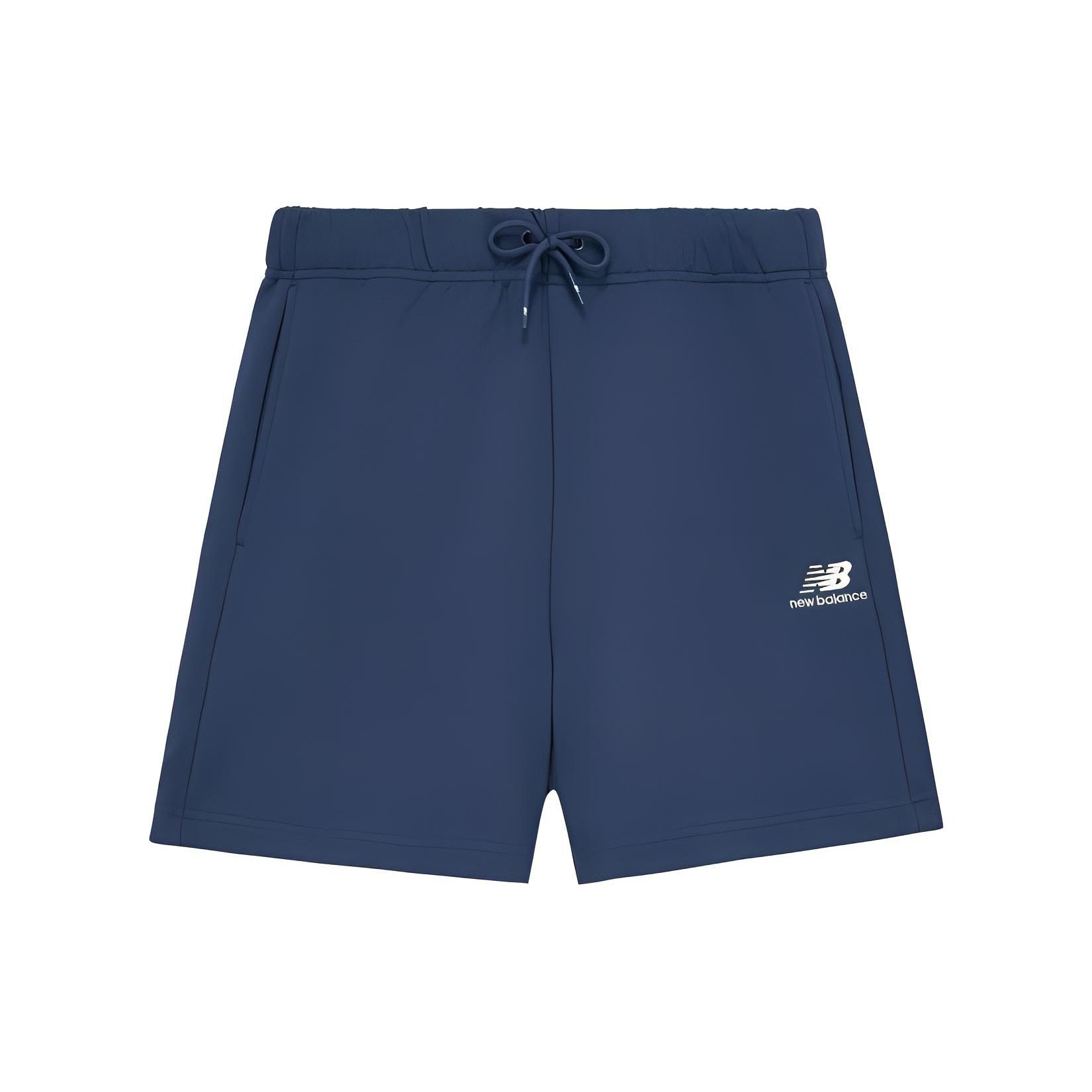 New Balance Logo Cotton Shorts Asia Sizing Blue Men s 5VD24213-NV S