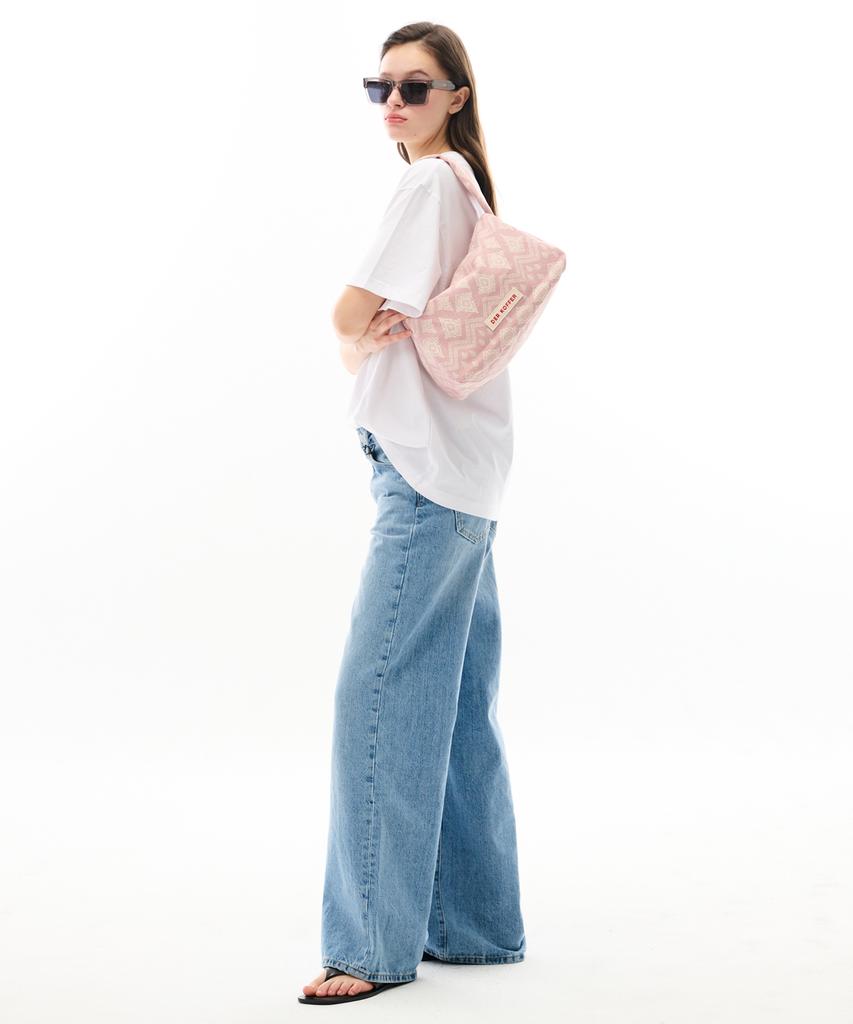 Der Koffer Hobo Damask [D/Pink]_Small