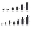 Black Nylon M2-M4 Screw, Nut, Hex Standoff, and Washer Set, 320 Pieces