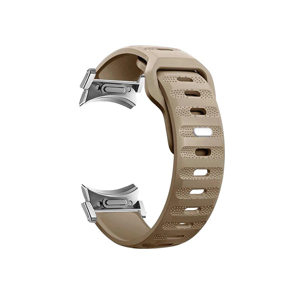 Classic Silicone Strap for Samsung Galaxy Watch 6/5/4 40mm 44mm 5Pro 45mm No Gaps Sport Band Galaxy Watch 6/4 Classic 43 47mm 42 46mm
