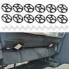 Car Seat Cover Clips Locking Clip for Car Seats 12Pcs Car Seat Covers Chucks and 12Pcs Metal Hooks Locking Clip Replacement