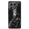 For Xiaomi 15T 5G Case Soft Silicone Black Phone Cover for Xiaomi 15T Pro 5G Cartoon Wolf Lion Bumper Dustproof Coque for Mi 15T