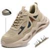 Safety Shoes Men Anti-smash Anti-puncture Work Shoes Fashion Men Sport Shoes Security Protective Boots Men Steel Toe Work Boots