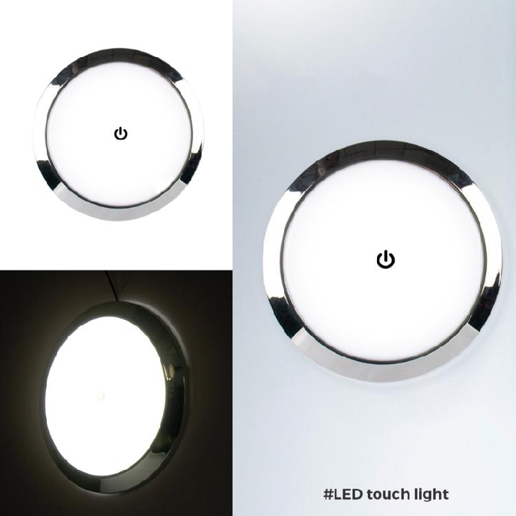 10W Car Interior Led Light Round Lamp with Switch for Campers Boats Indoor Light