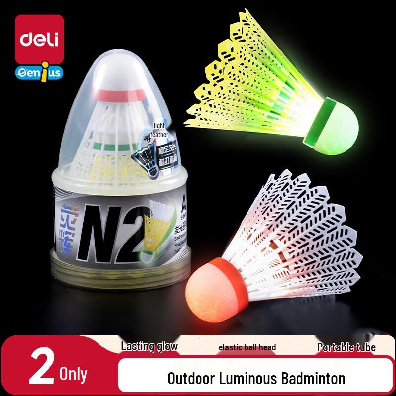 

Deli LED Luminous Badminton Shuttlecocks